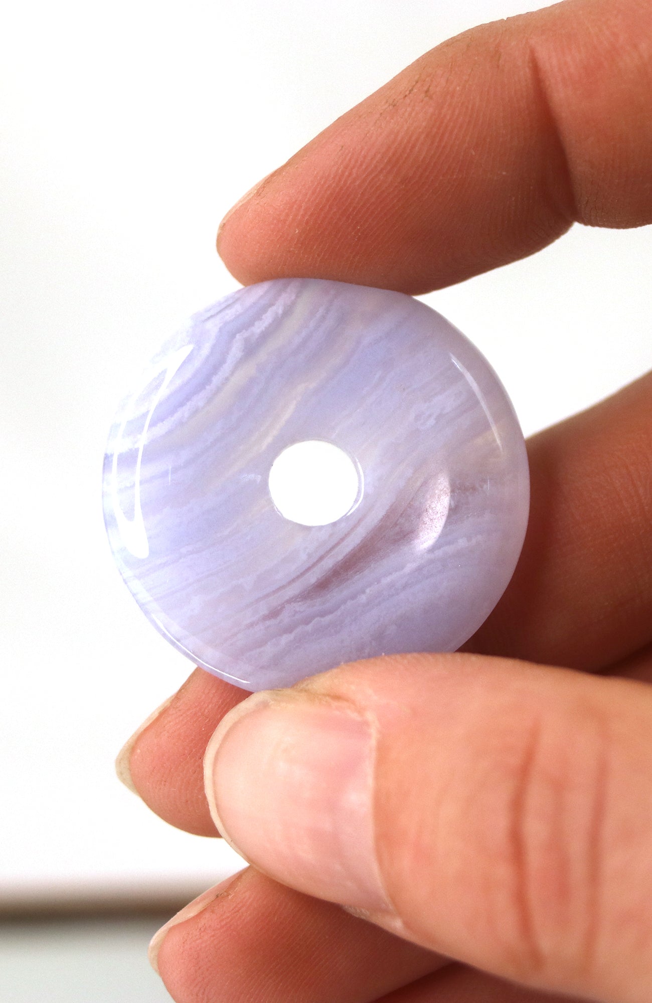 Blue Lace Agate Donut